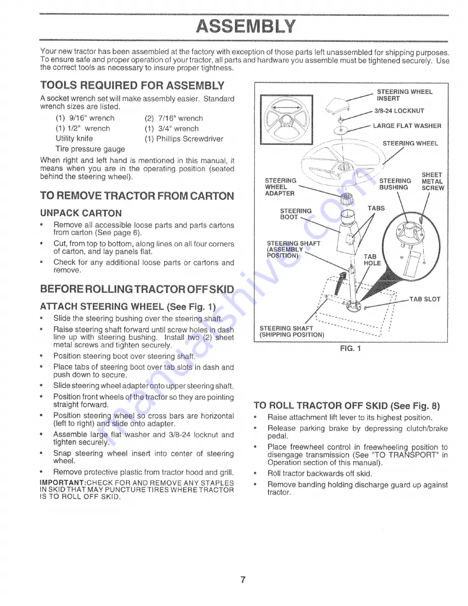 Craftsman 917.25759 Owner'S Manual Download Page 7