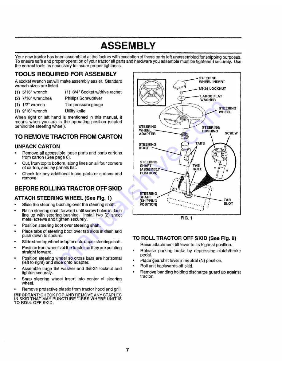 Craftsman 917.257641 Owner'S Manual Download Page 7