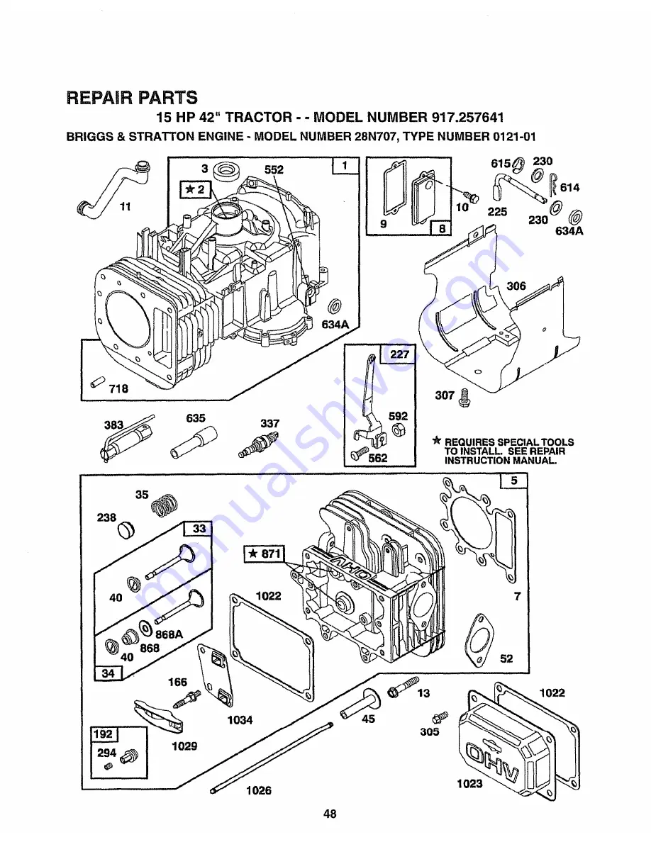 Craftsman 917.257641 Owner'S Manual Download Page 48