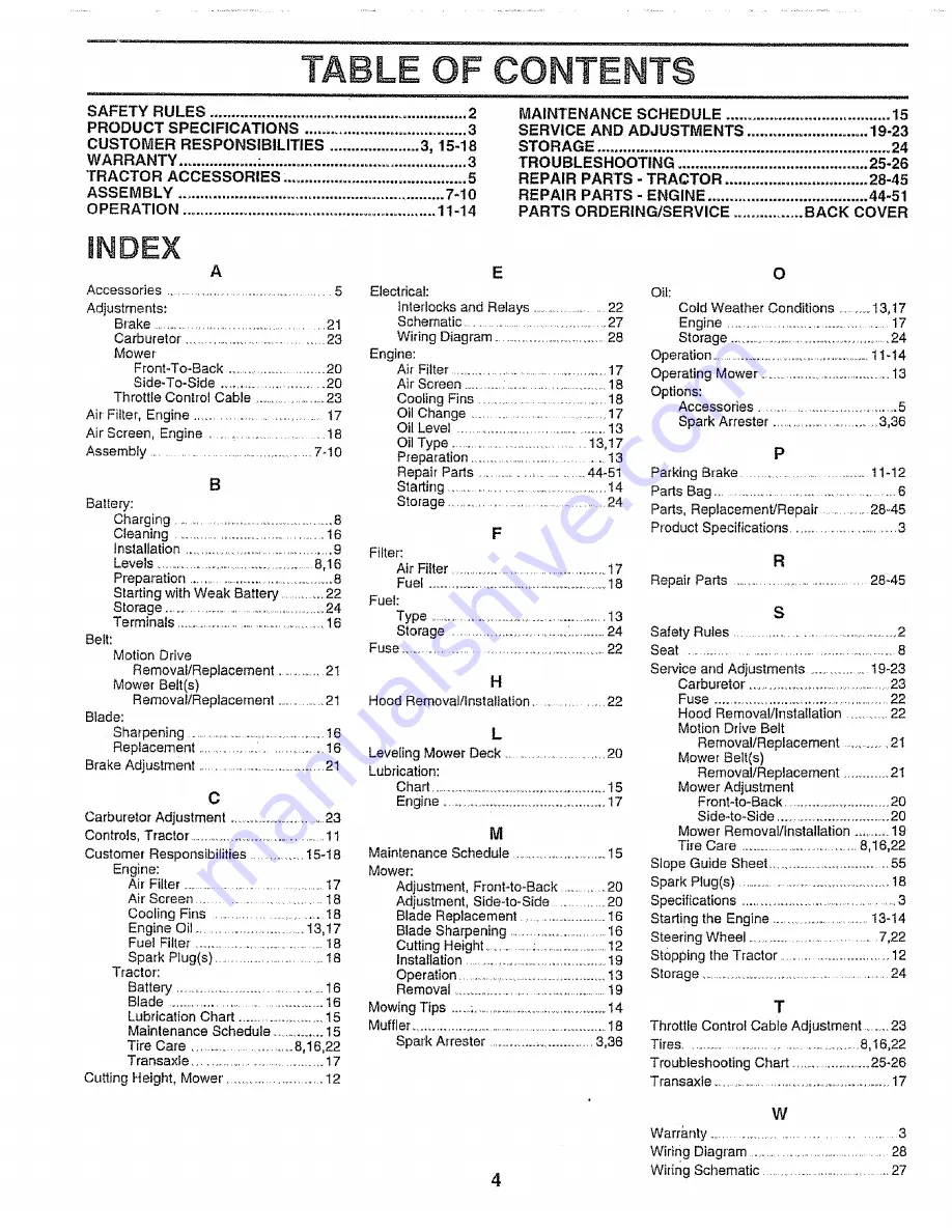 Craftsman 917.257651 Owner'S Manual Download Page 4