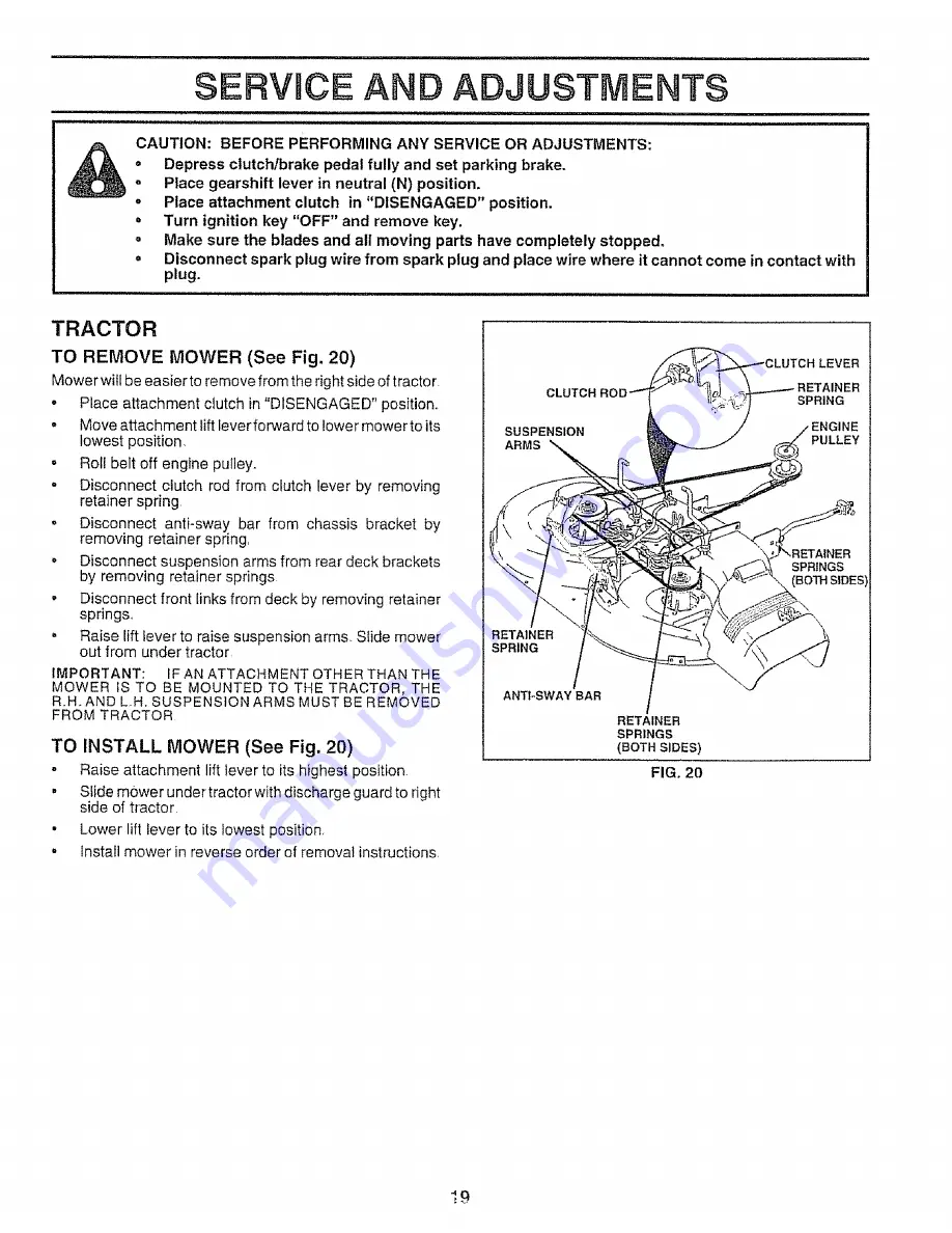 Craftsman 917.257651 Owner'S Manual Download Page 19