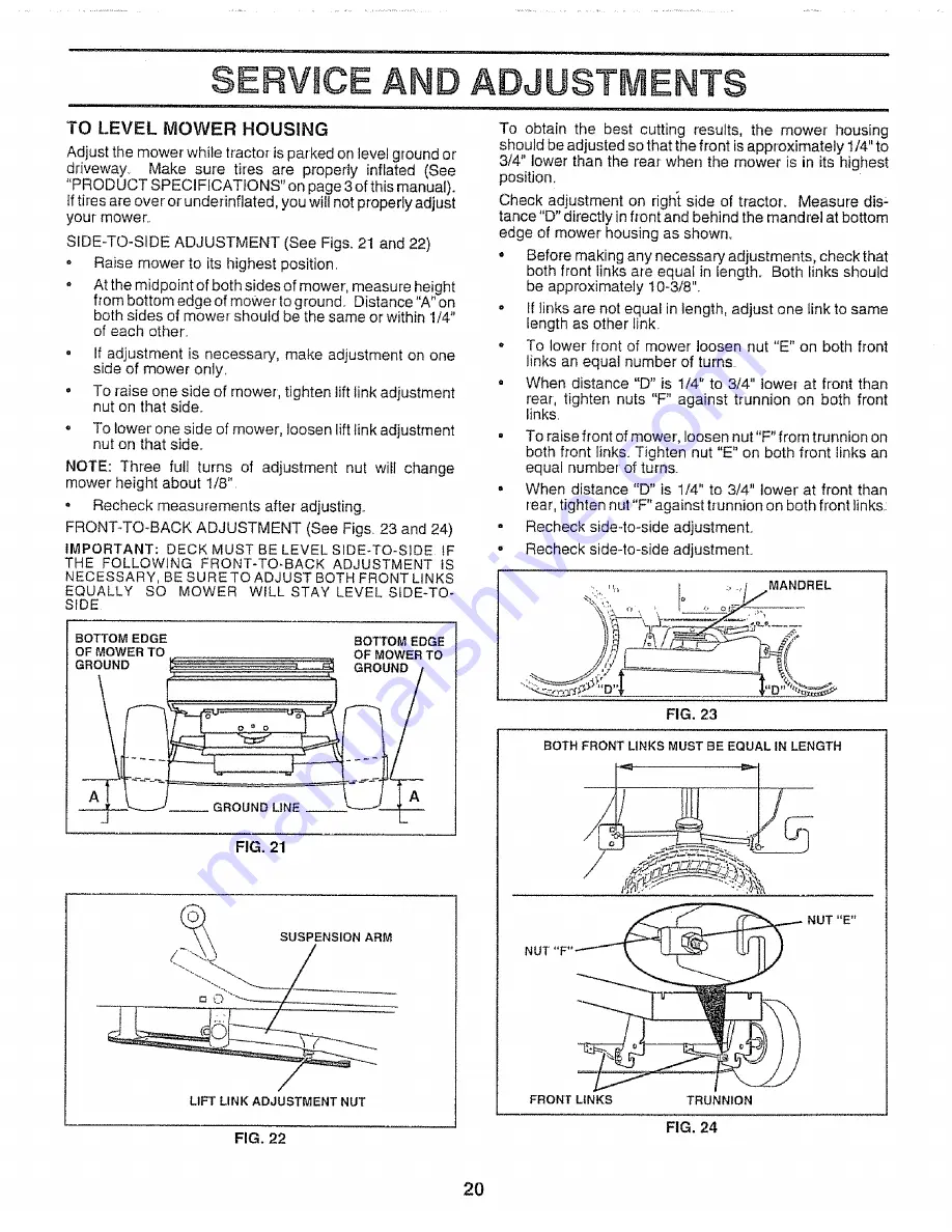 Craftsman 917.257651 Скачать руководство пользователя страница 20