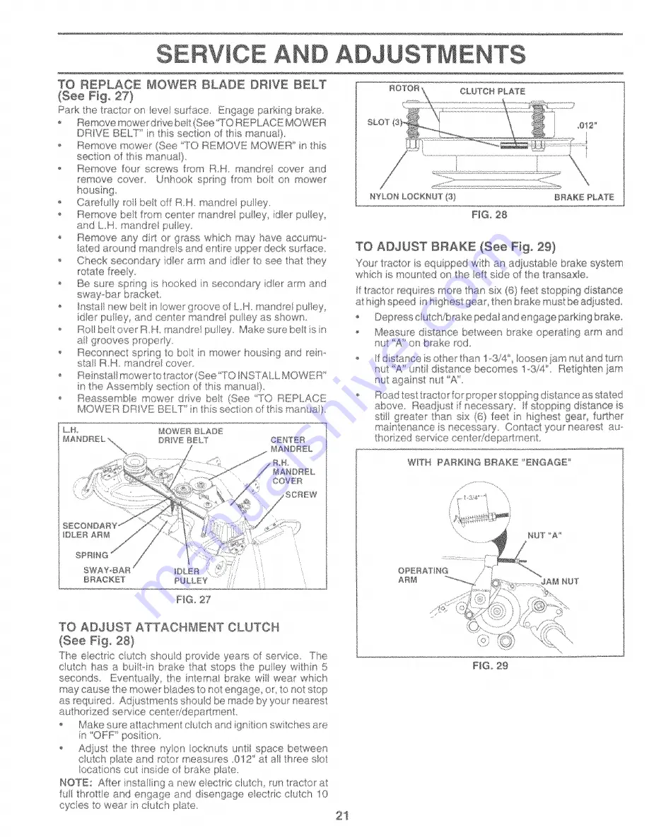 Craftsman 917.257721 Owner'S Manual Download Page 21