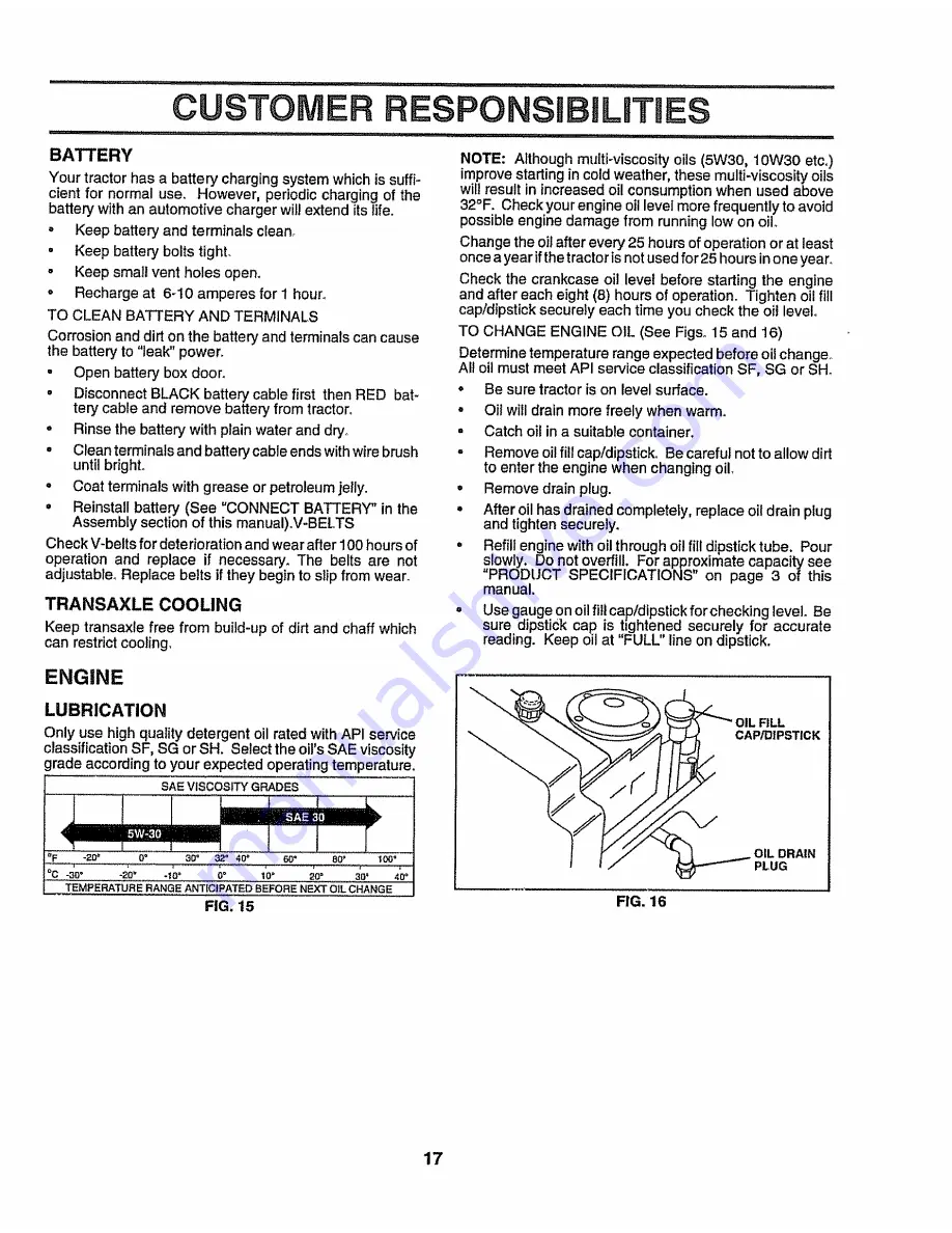 Craftsman 917.258524 Owner'S Manual Download Page 17