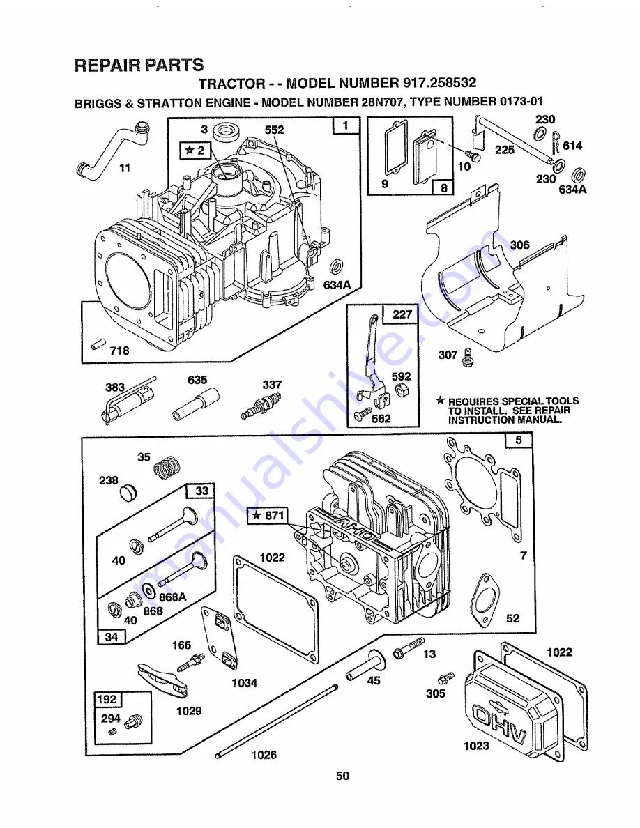 Craftsman 917.258532 Owner'S Manual Download Page 50