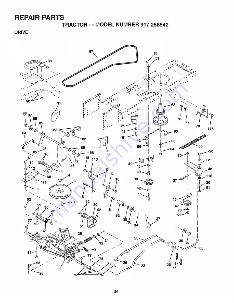 Craftsman 917.258542 Скачать руководство пользователя страница 34