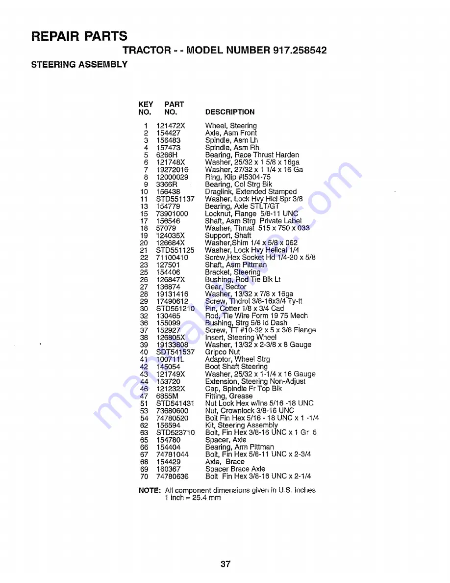 Craftsman 917.258542 Owner'S Manual Download Page 37