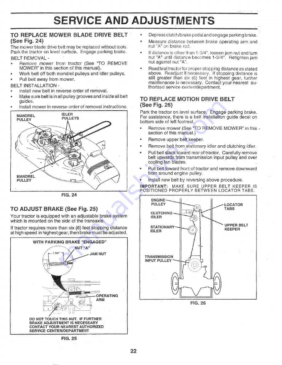 Craftsman 917.258552 Скачать руководство пользователя страница 22