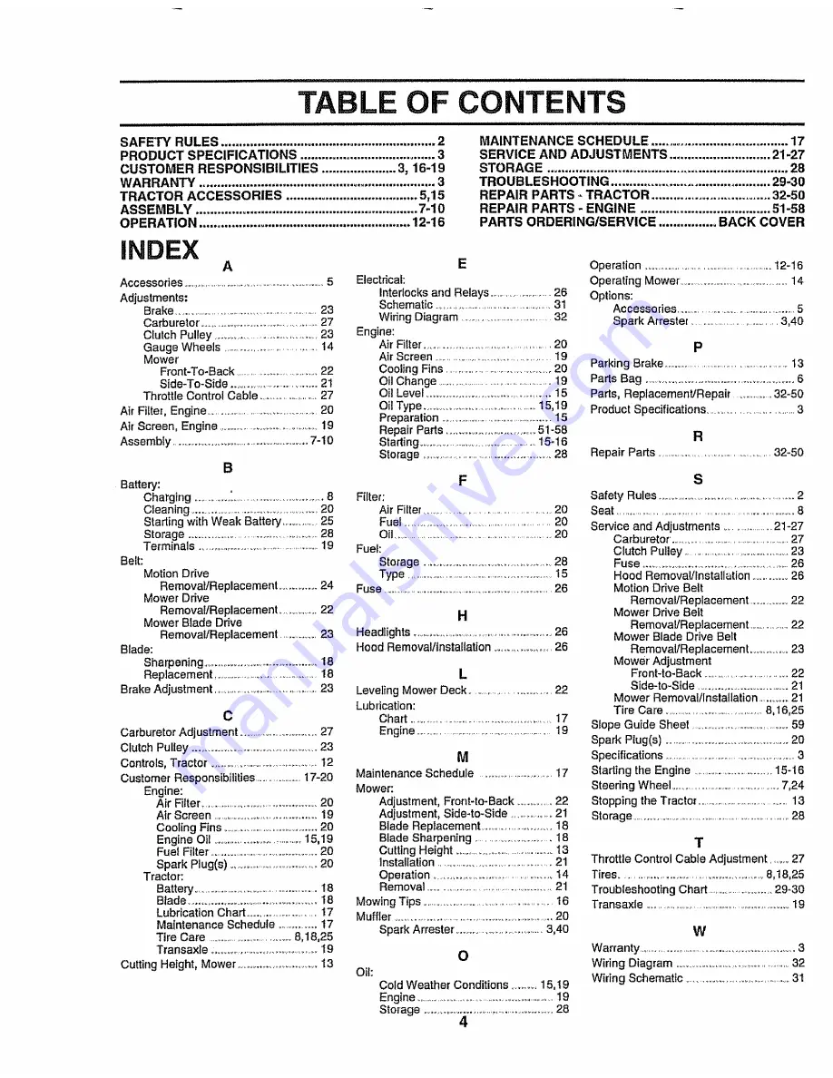 Craftsman 917.258911 Owner'S Manual Download Page 4