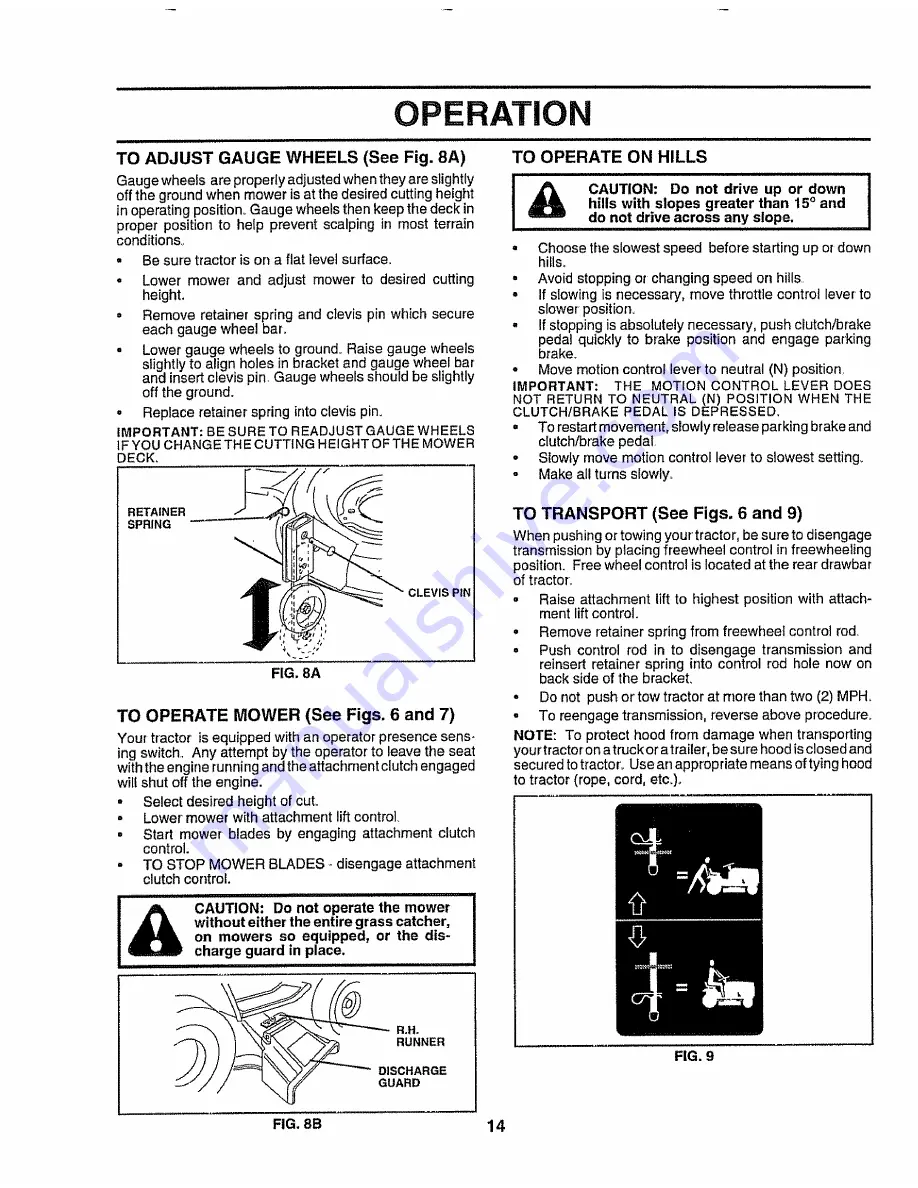 Craftsman 917.258911 Owner'S Manual Download Page 14