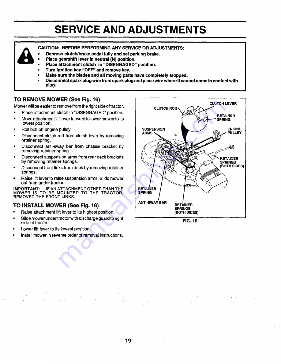 Craftsman 917.259290 Owner'S Manual Download Page 19