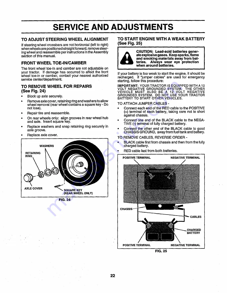 Craftsman 917.259290 Owner'S Manual Download Page 22