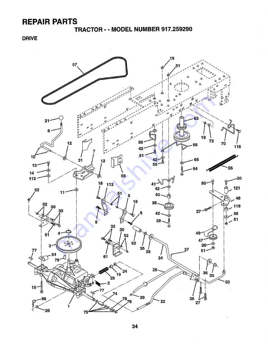 Craftsman 917.259290 Скачать руководство пользователя страница 34