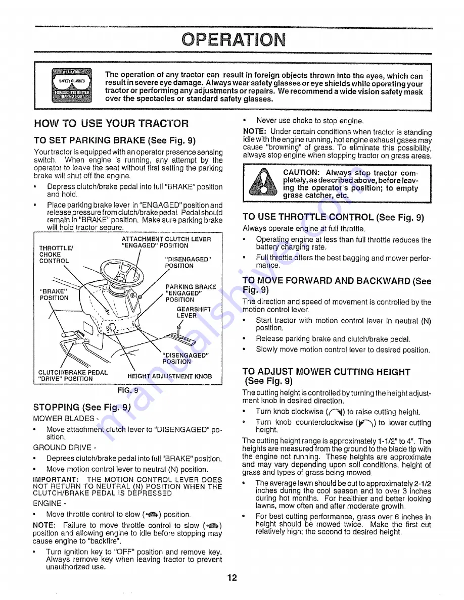 Craftsman 917.25953 Owner'S Manual Download Page 12