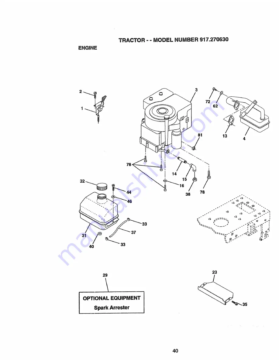 Craftsman 917.270($30 Скачать руководство пользователя страница 40