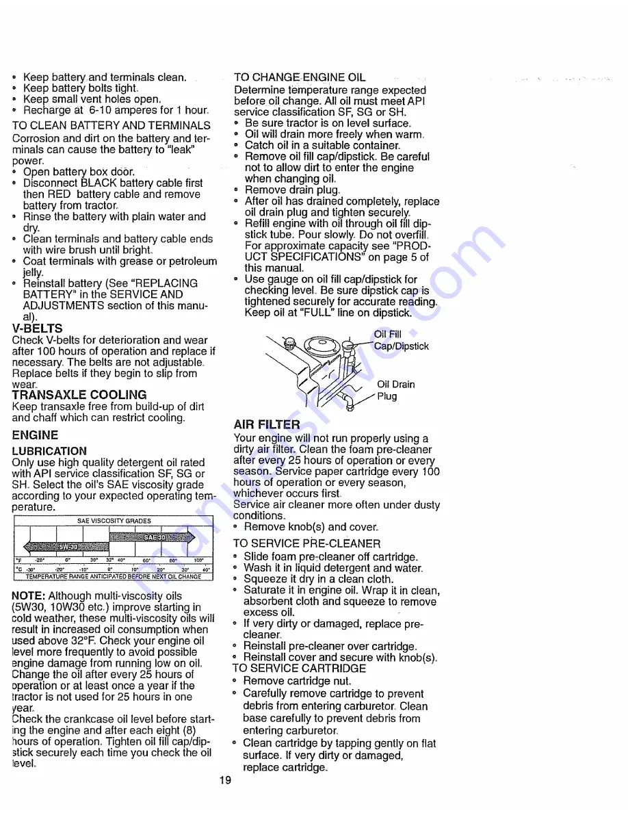 Craftsman 917.270412 Owner'S Manual Download Page 19