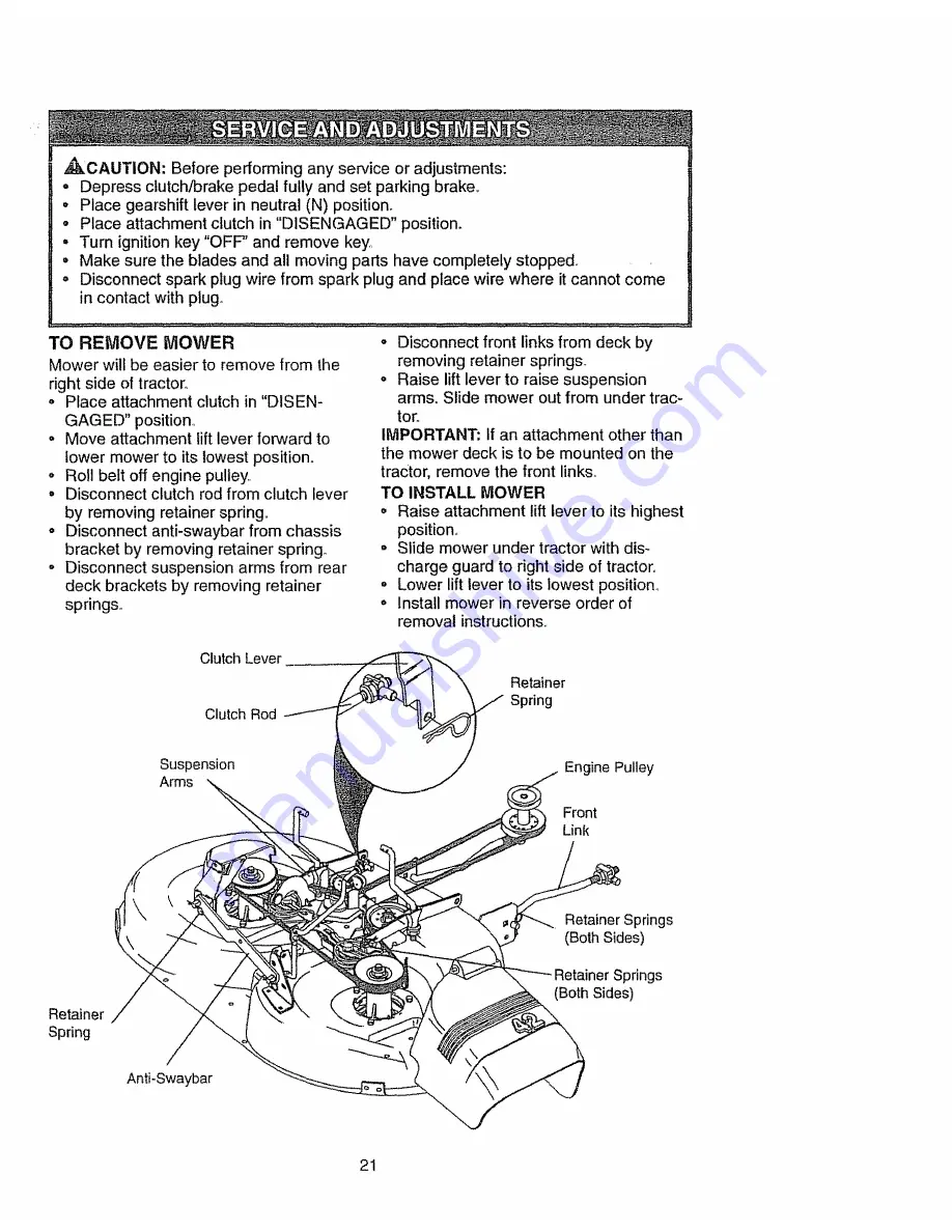 Craftsman 917.270412 Скачать руководство пользователя страница 21