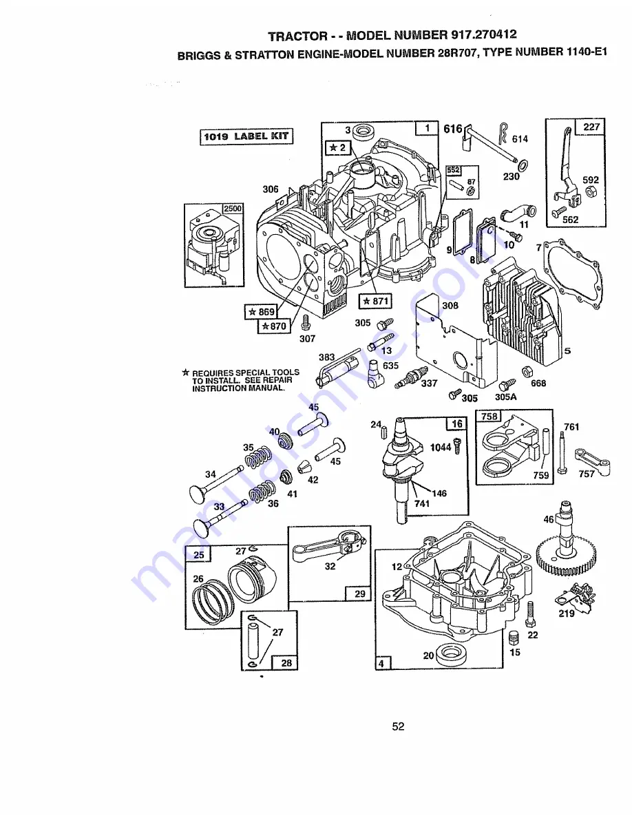 Craftsman 917.270412 Скачать руководство пользователя страница 52