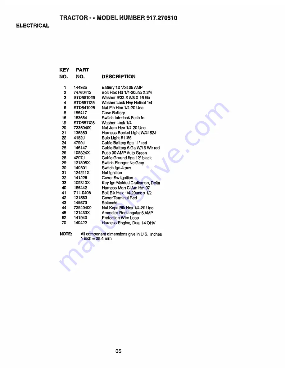 Craftsman 917.270510 Owner'S Manual Download Page 35