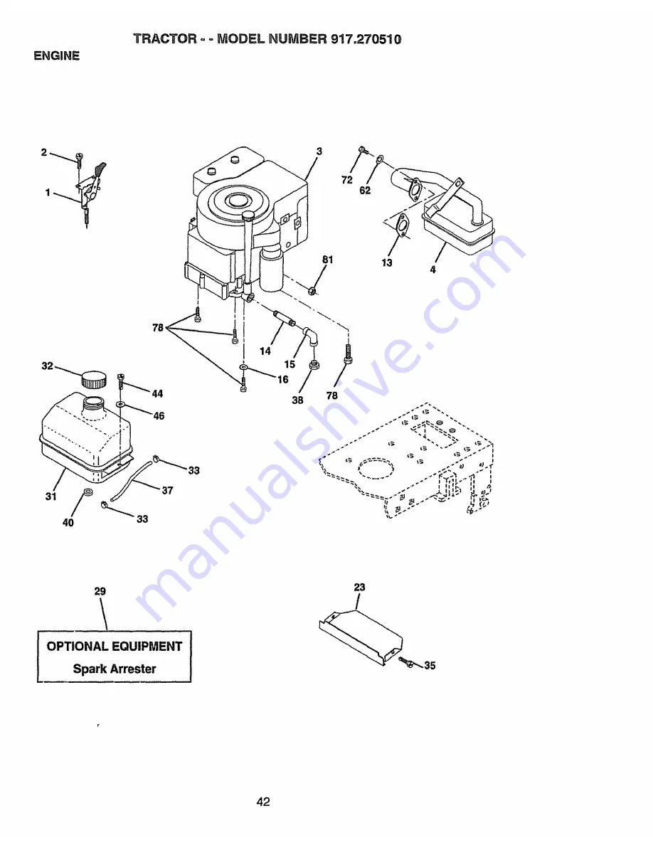 Craftsman 917.270510 Owner'S Manual Download Page 42