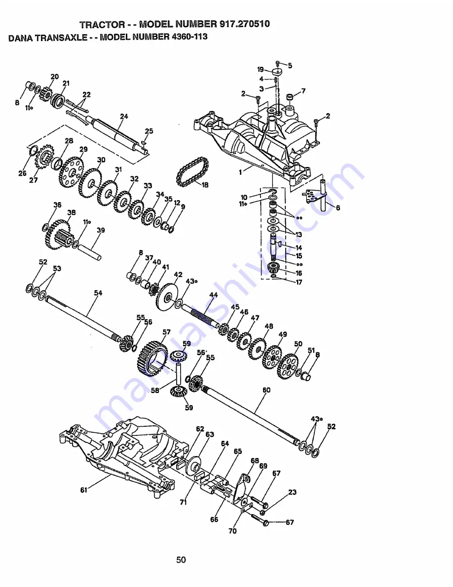 Craftsman 917.270510 Owner'S Manual Download Page 50