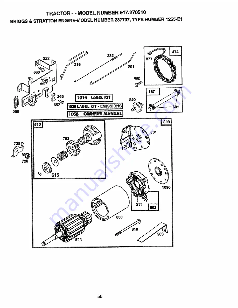 Craftsman 917.270510 Owner'S Manual Download Page 55