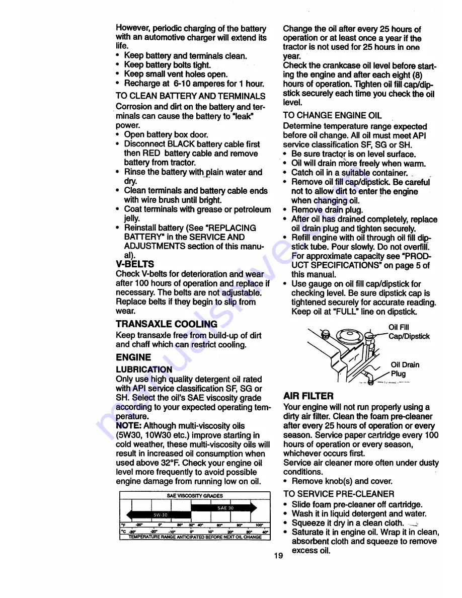 Craftsman 917.270512 Owner'S Manual Download Page 19