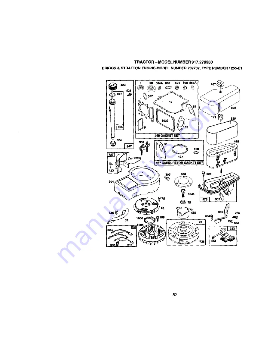 Craftsman 917.270530 Скачать руководство пользователя страница 52