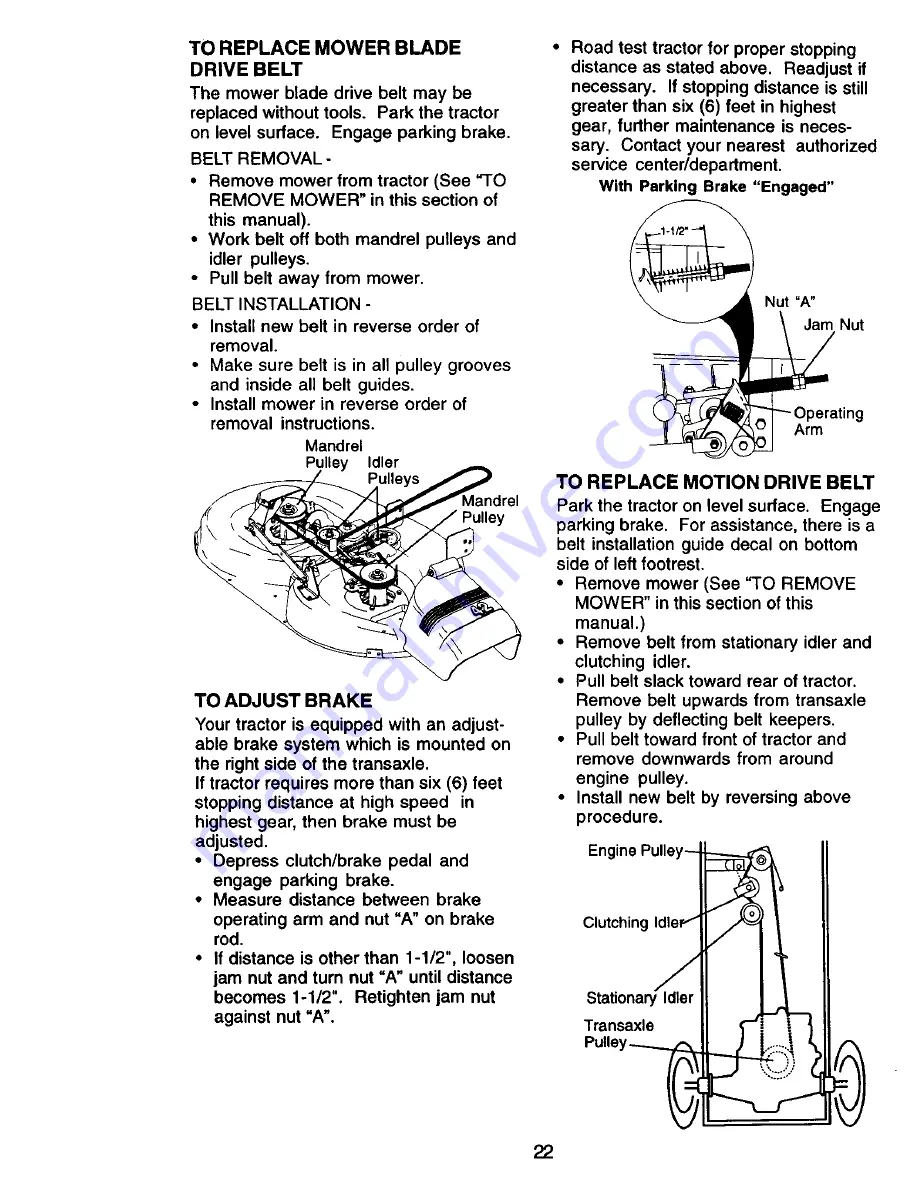 Craftsman 917.270533 Owner'S Manual Download Page 22