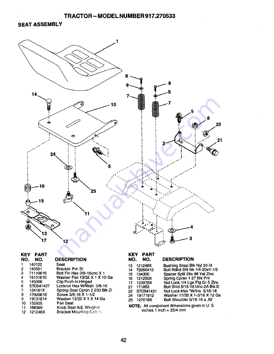 Craftsman 917.270533 Скачать руководство пользователя страница 42