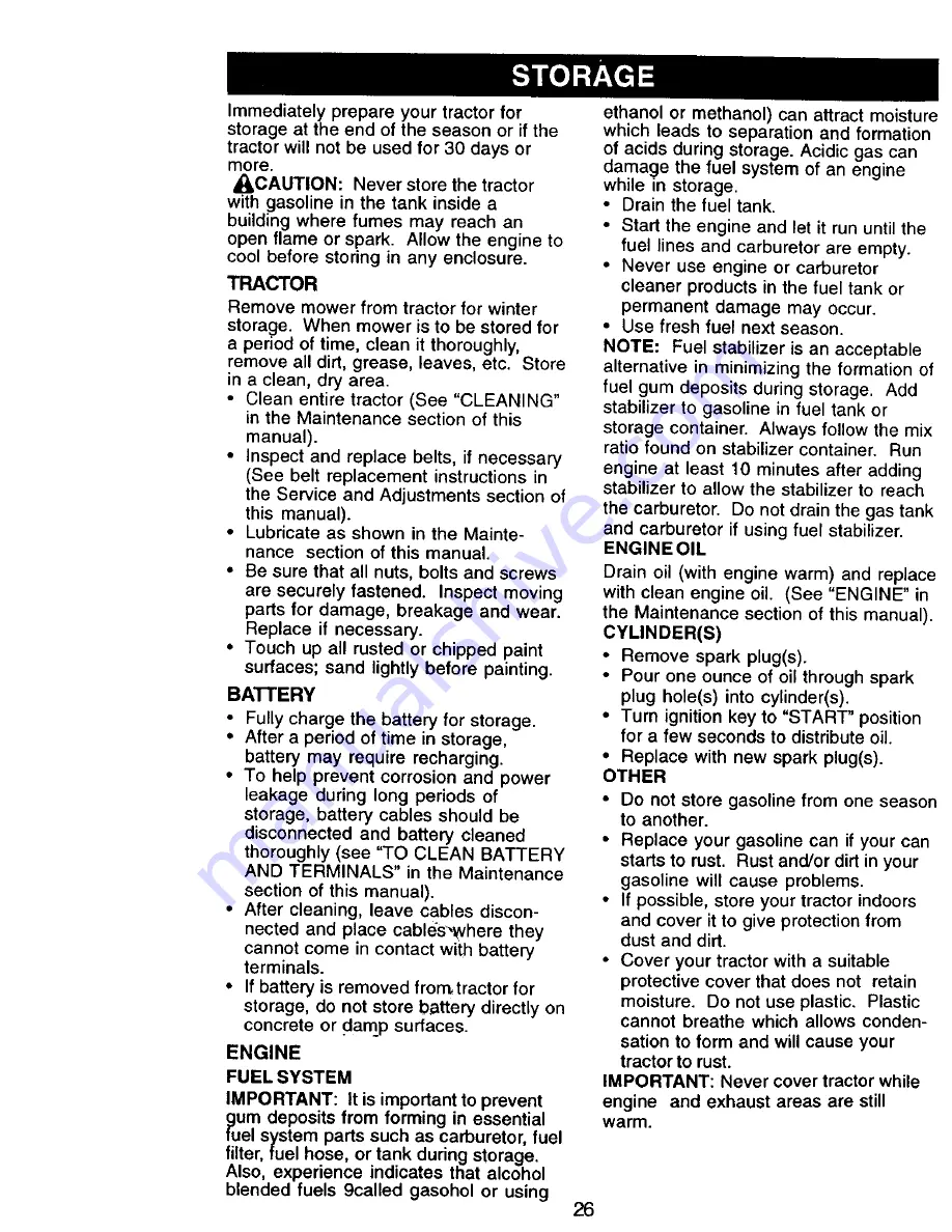 Craftsman 917.270534 Owner'S Manual Download Page 26