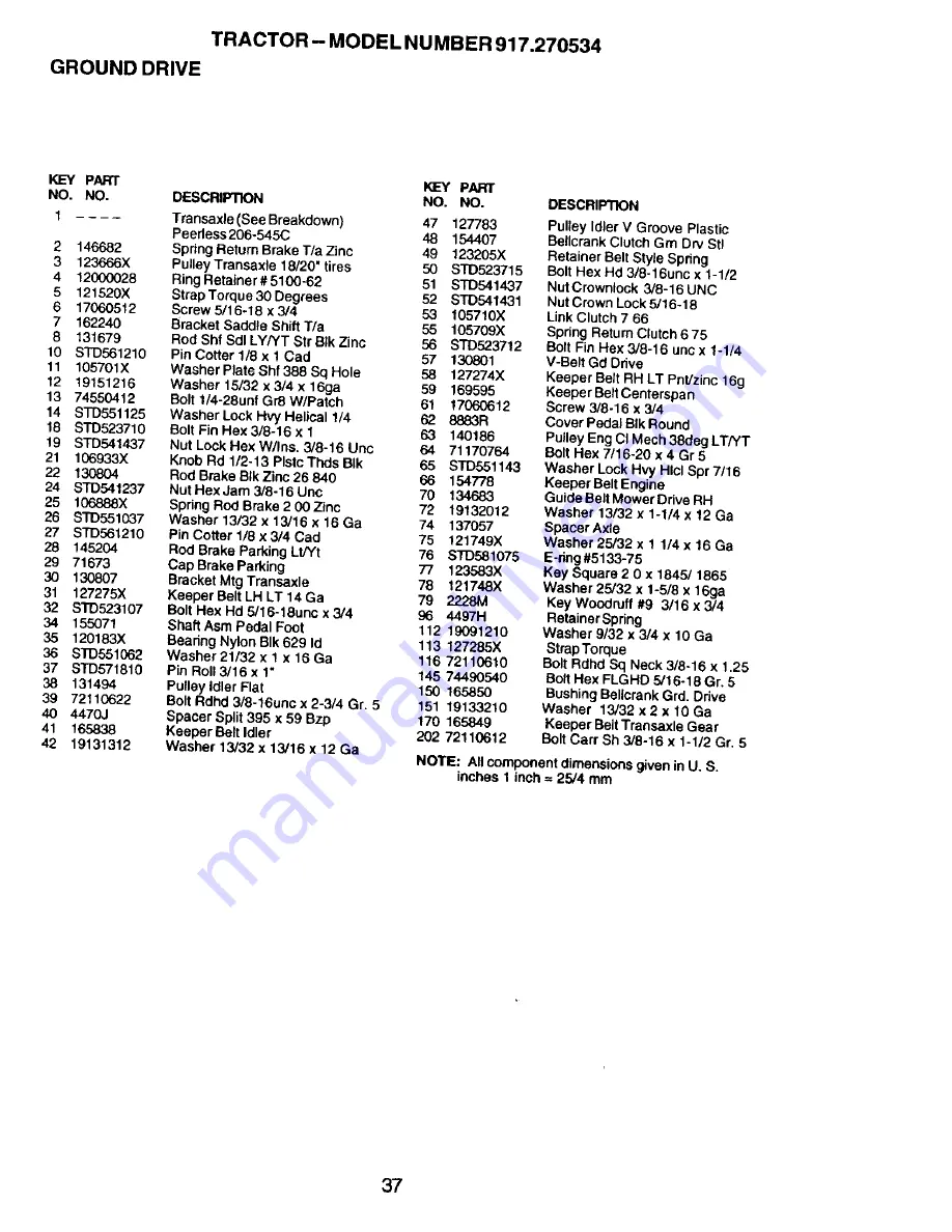 Craftsman 917.270534 Owner'S Manual Download Page 37