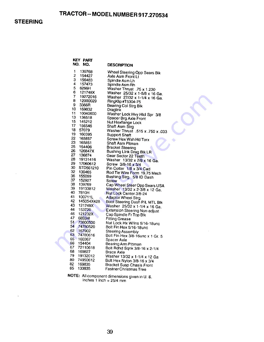 Craftsman 917.270534 Owner'S Manual Download Page 39