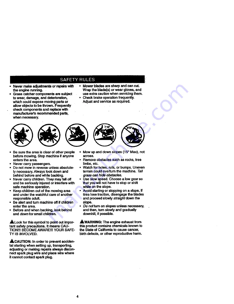 Craftsman 917.270613 Owner'S Manual Download Page 4