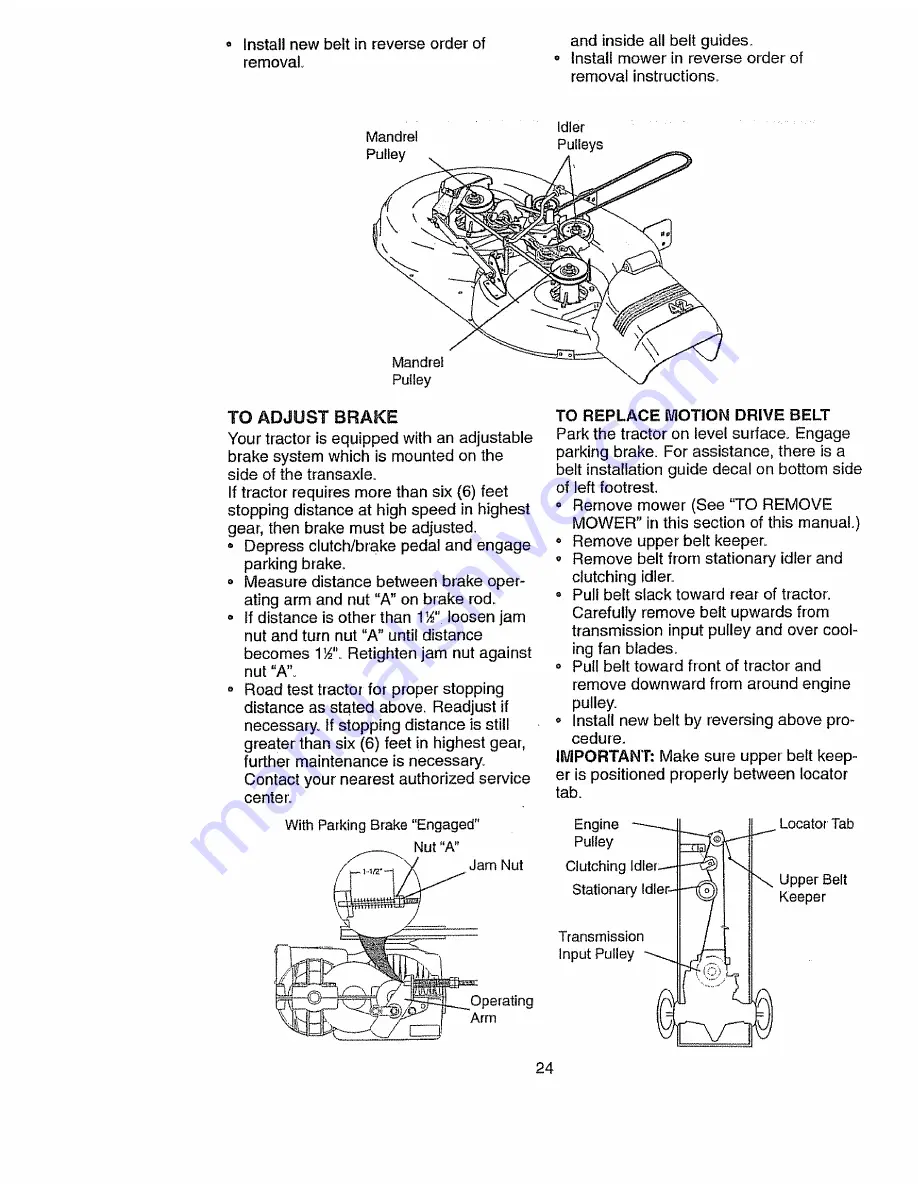 Craftsman 917.270621 Owner'S Manual Download Page 24