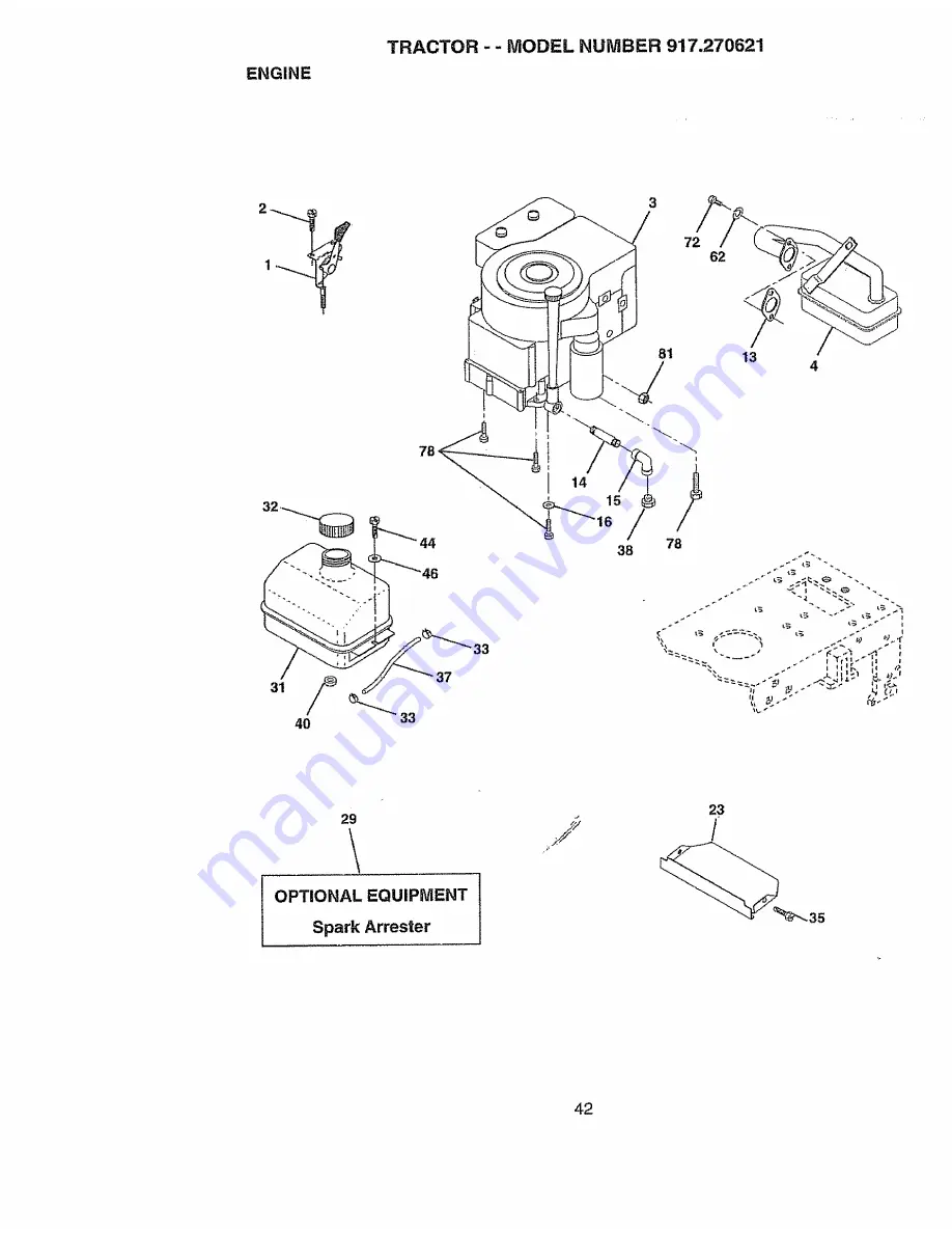 Craftsman 917.270621 Скачать руководство пользователя страница 42