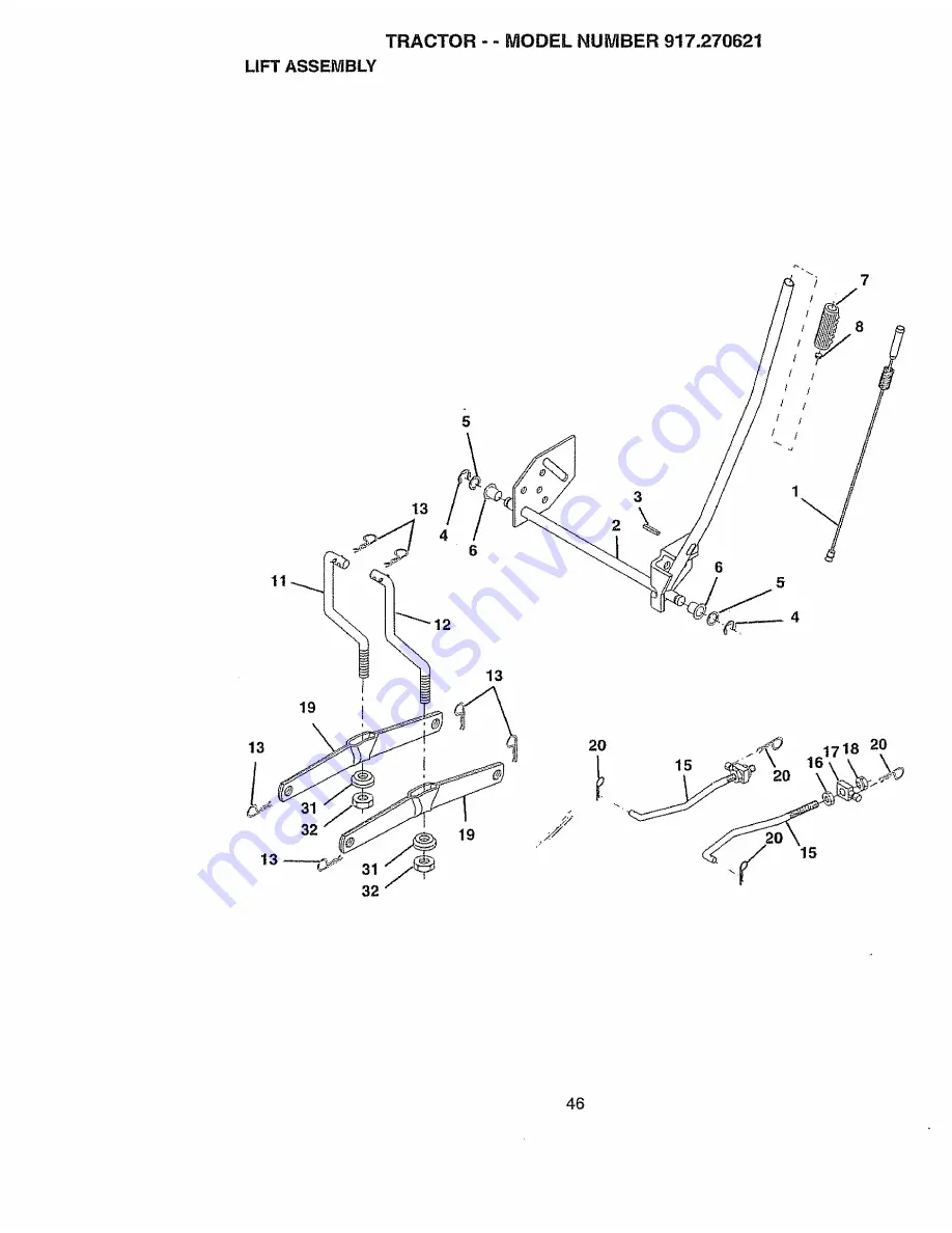 Craftsman 917.270621 Owner'S Manual Download Page 46