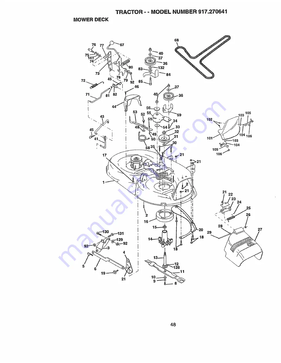 Craftsman 917.270641 Скачать руководство пользователя страница 48