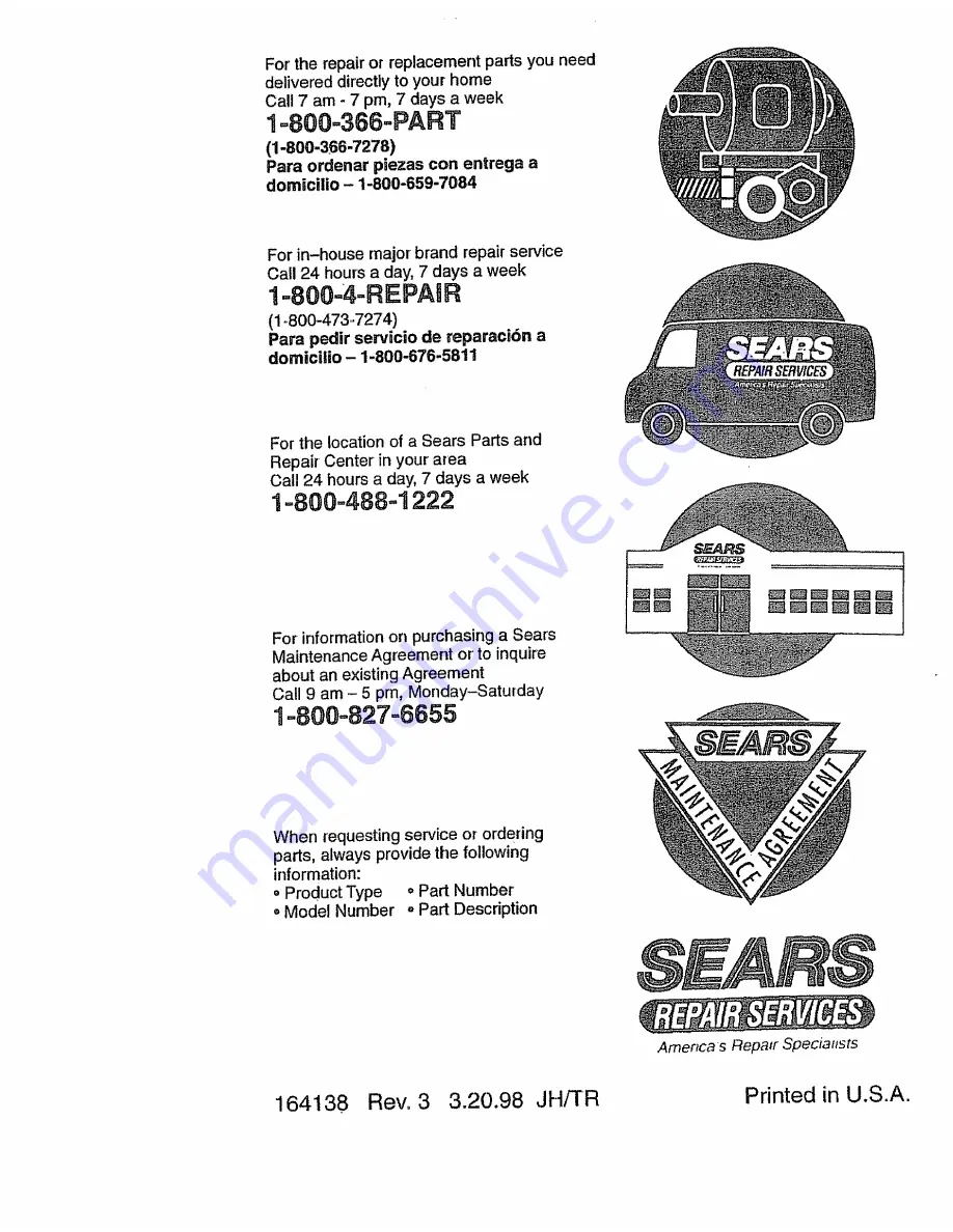 Craftsman 917.270641 Owner'S Manual Download Page 60