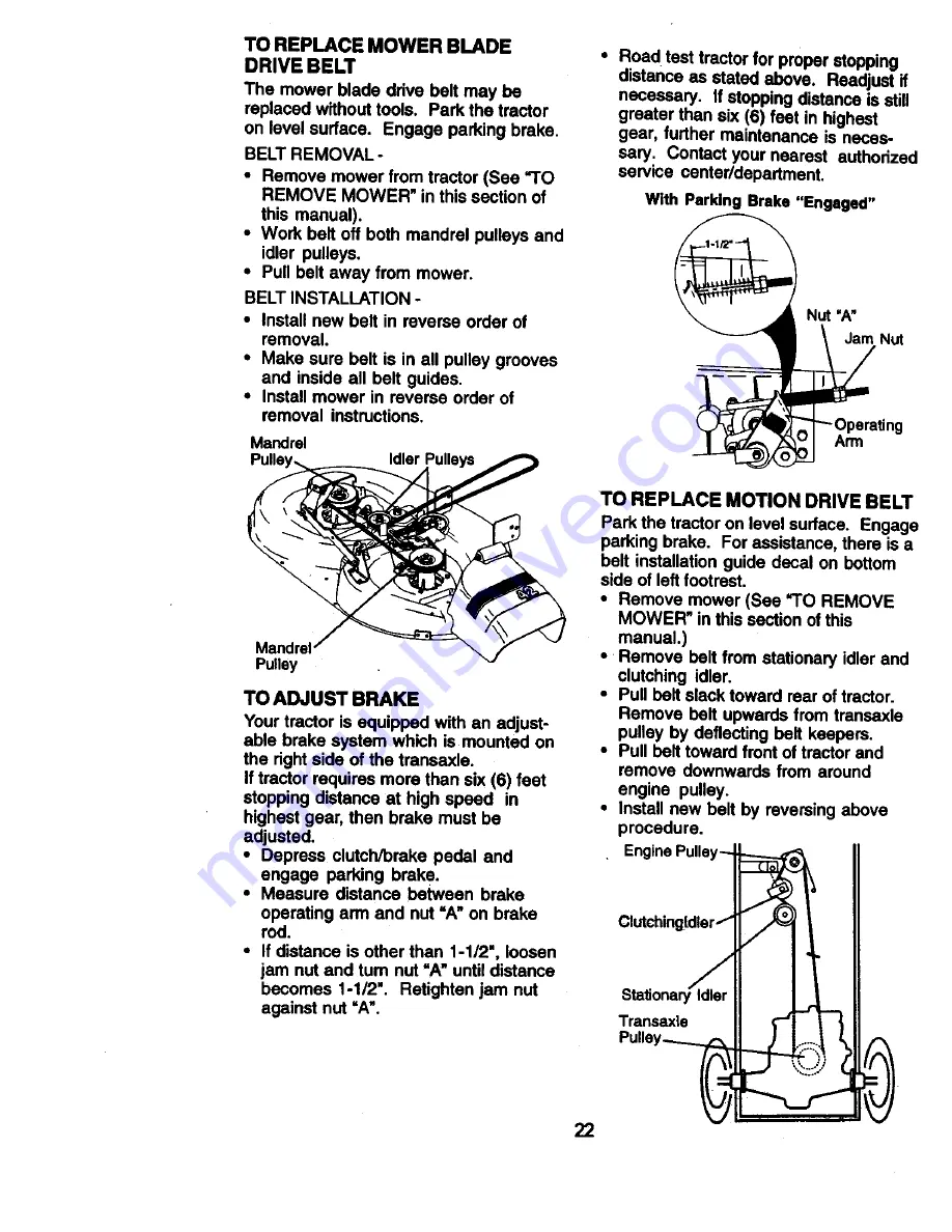 Craftsman 917.270653 Owner'S Manual Download Page 22