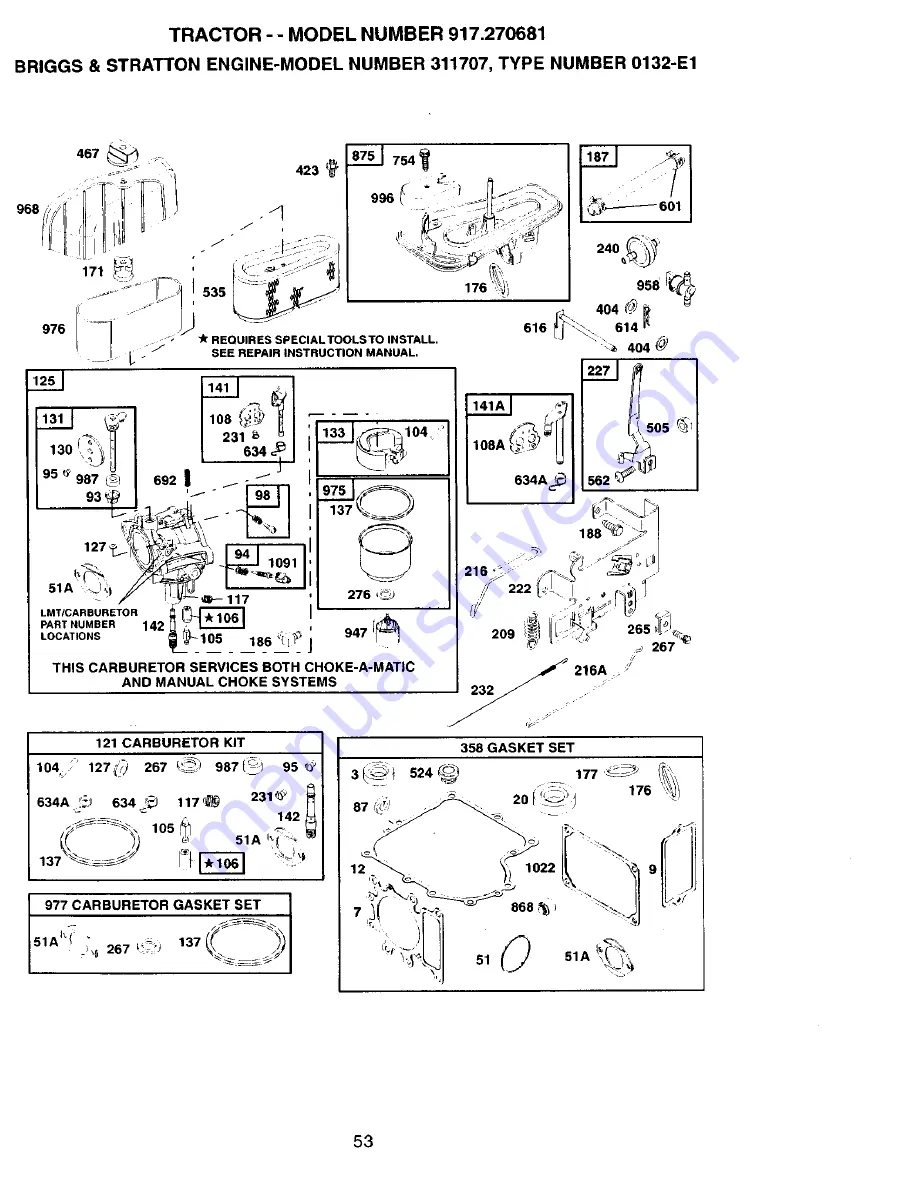 Craftsman 917.270681 Owner'S Manual Download Page 53