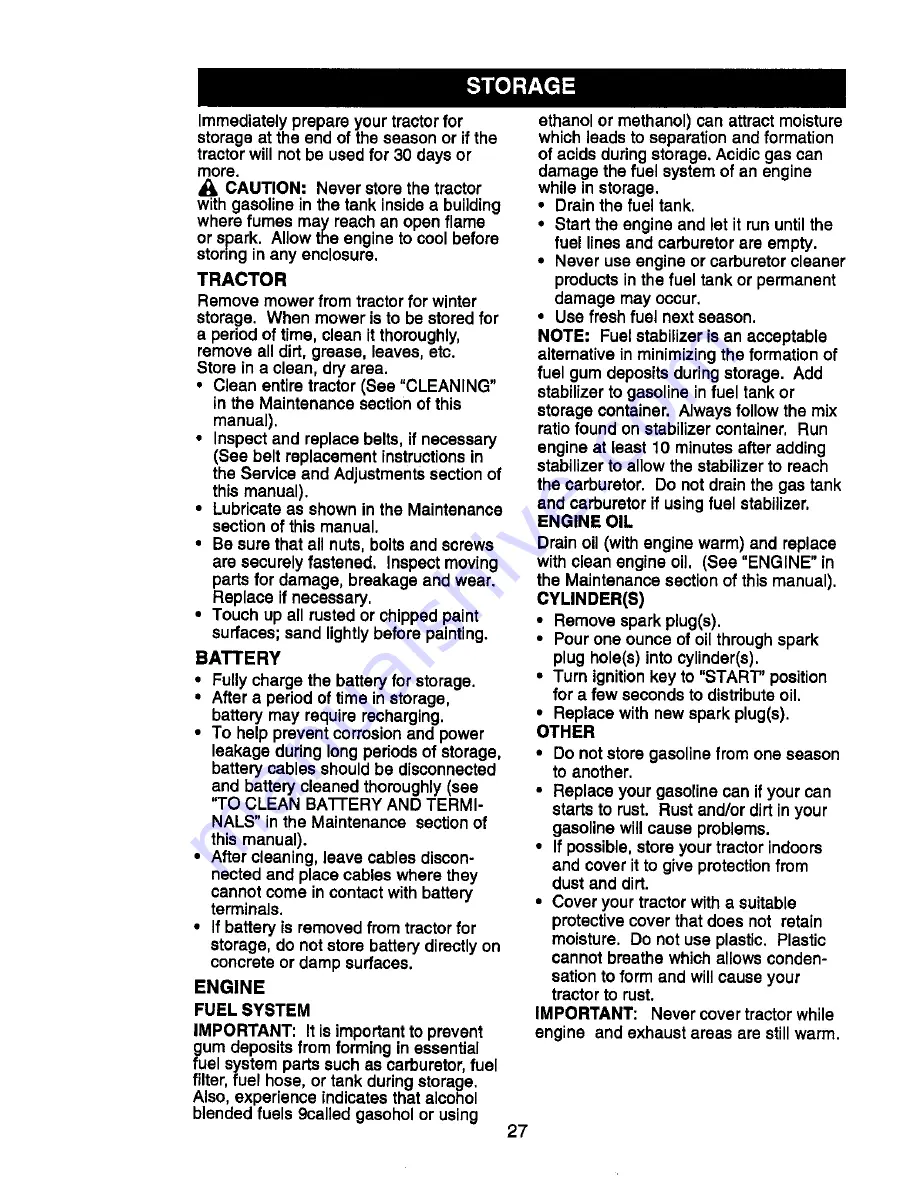 Craftsman 917.270752 Owner'S Manual Download Page 27