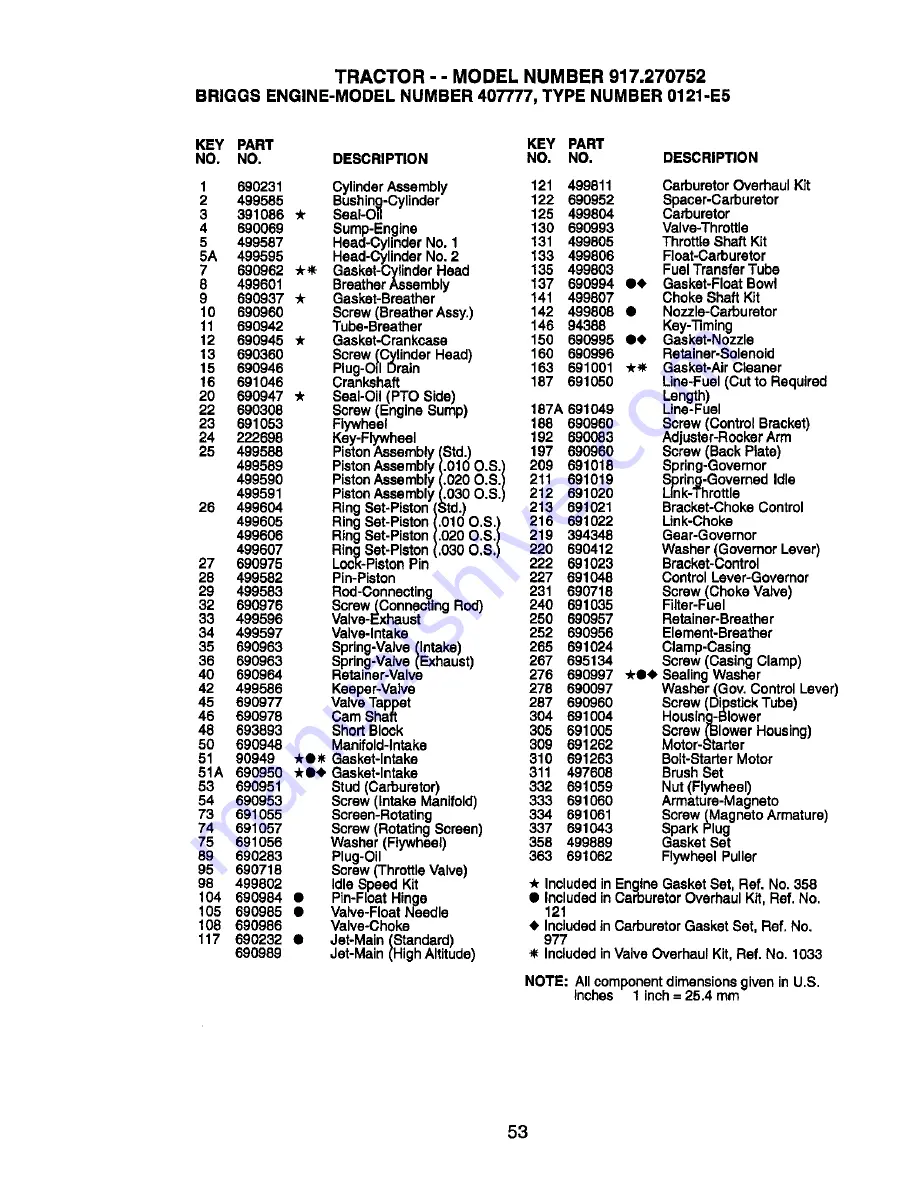 Craftsman 917.270752 Owner'S Manual Download Page 53