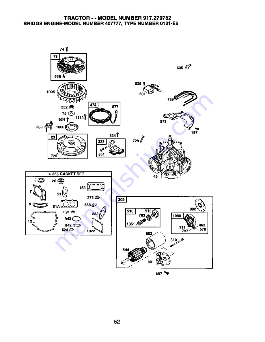 Craftsman 917.270752 Owner'S Manual Download Page 232