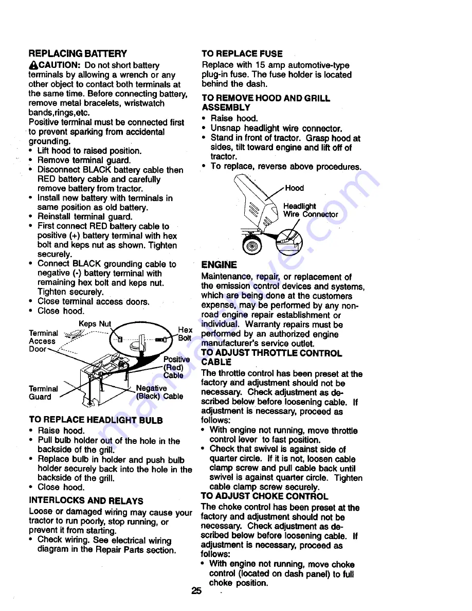 Craftsman 917.270815 Owner'S Manual Download Page 25