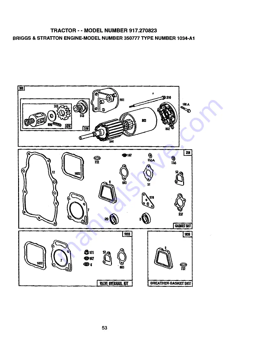 Craftsman 917.270823 Owner'S Manual Download Page 53