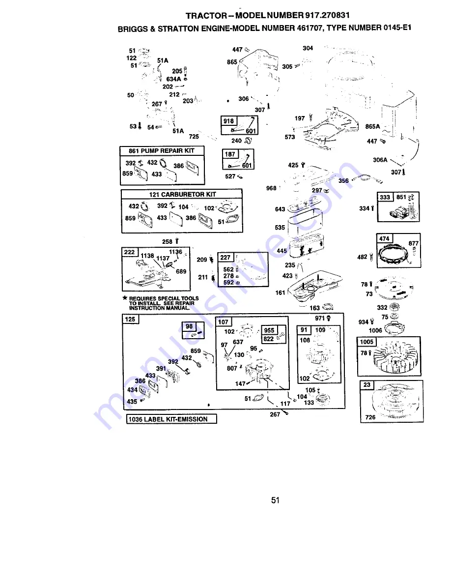 Craftsman 917.270831 Owner'S Manual Download Page 51