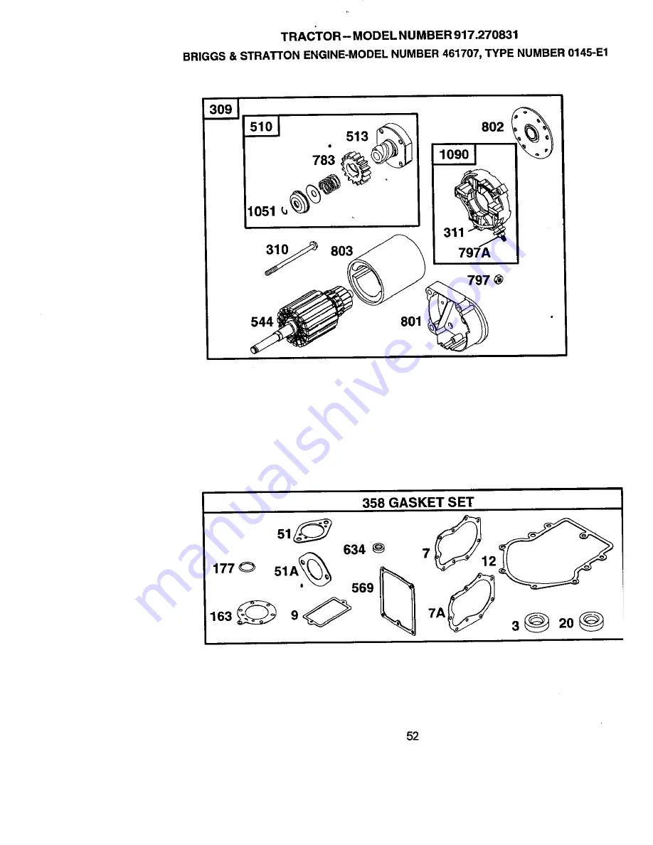 Craftsman 917.270831 Owner'S Manual Download Page 52