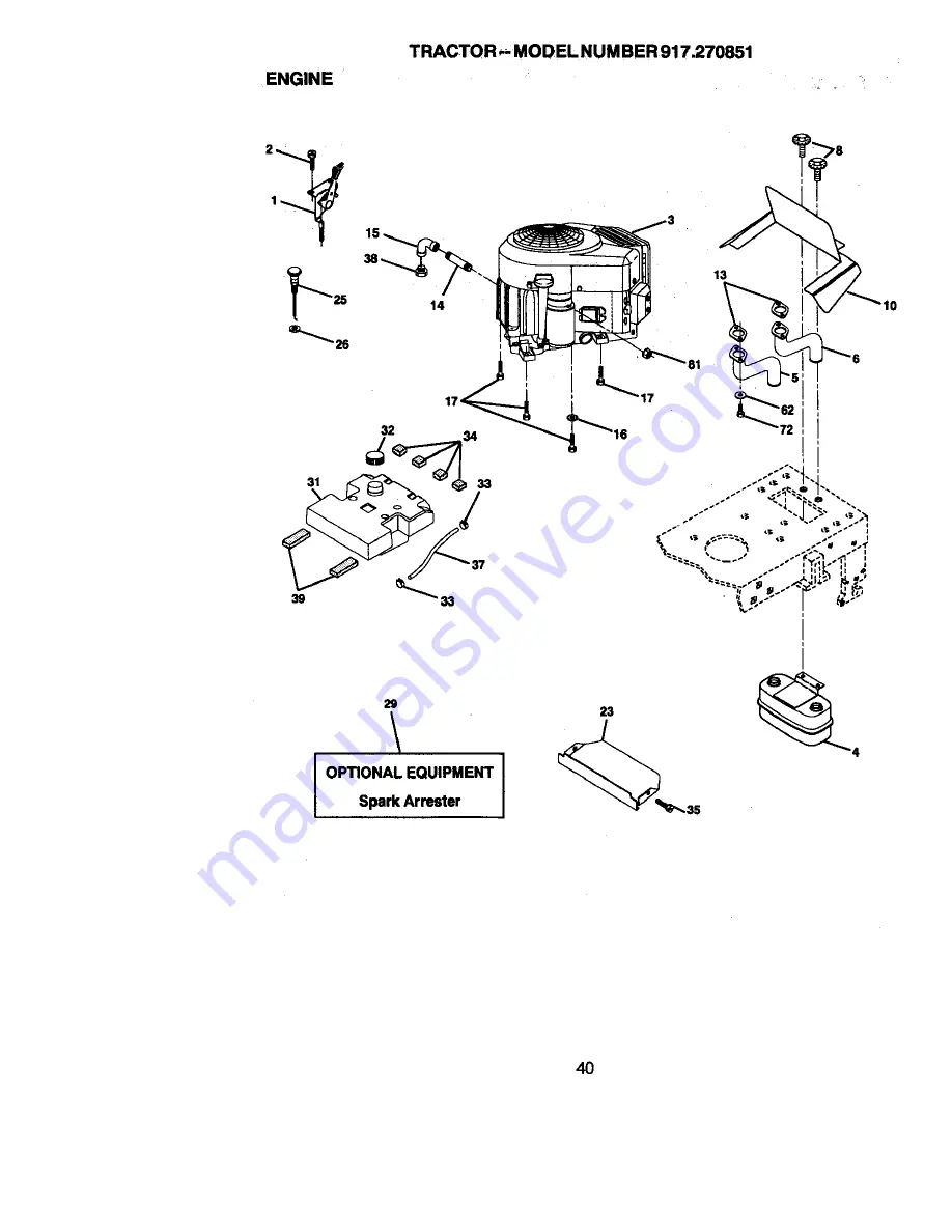 Craftsman 917.270851 Owner'S Manual Download Page 40