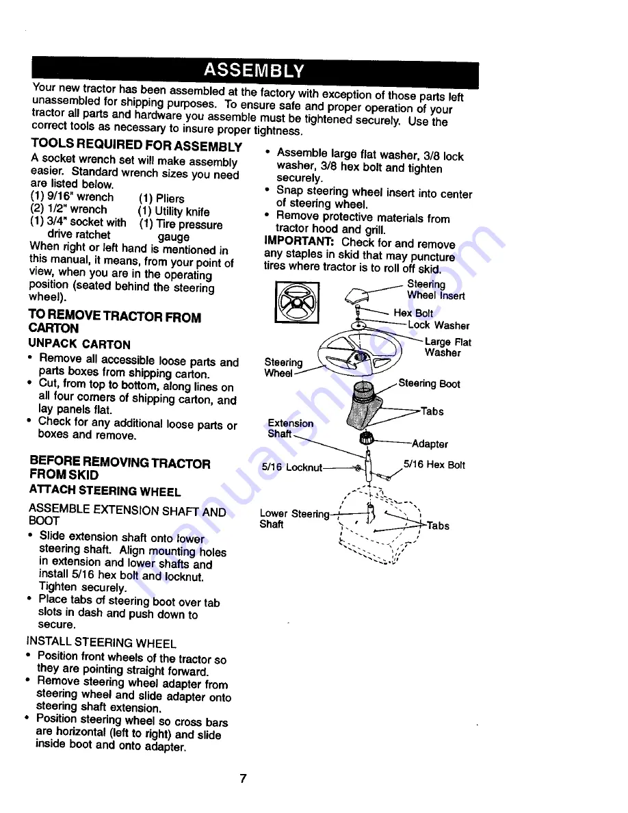 Craftsman 917.270921 Owner'S Manual Download Page 7